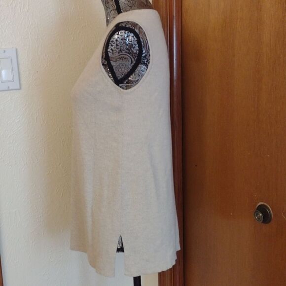 Eileen Fisher Wool Sleeveless Tunic light grey size XS - Picture 3 of 10